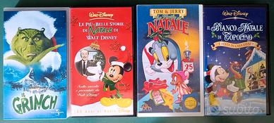 4 VHS Disney + altro a tema natalizio