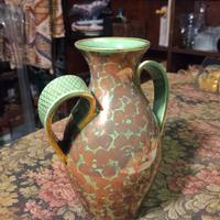 Vaso Sbordoni Ceramica decorazione Oro