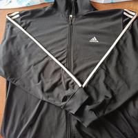 giacca tuta ADIDAS nera