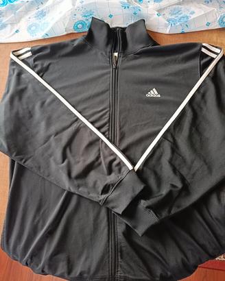 giacca tuta ADIDAS nera