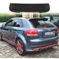 SPOILER AUDI A3 8P HATCHBACK 04-13 LOOK RS3 NERO L