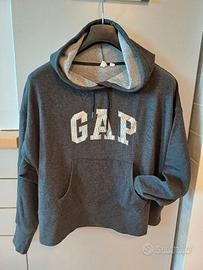 Felpa con cappuccio grigia-GAP- Taglia L – Unisex