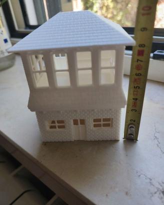 Torre di controllo ferroviaria HO 1:87