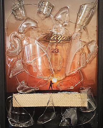 QUADRO VINTAGE BOTTIGLIA RUM