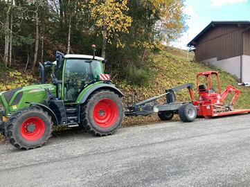 Rimorchio scarrabile monoasse  65 ql.