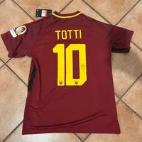 maglietta totti firmata