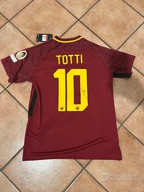maglietta totti firmata