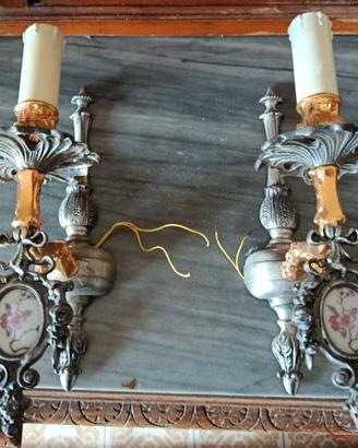 2 applique Lampada da parete  vintage