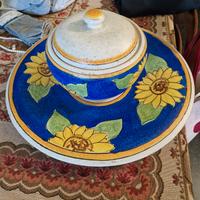 Deruta vaso e piatto Set