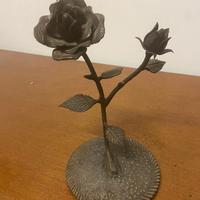Rosa in ferro battuto
