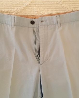 Pantaloni chino celesti tg 48 100% cotone leggeri
