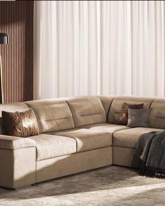 DIVANO BEHOME NUOVO IMBALLATO BEIGE