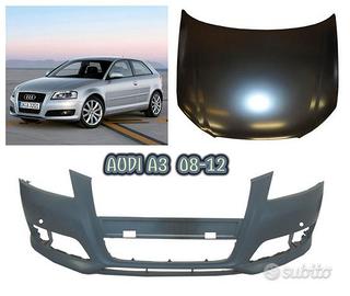 Audi A3 cofano musata airbag parafango dischi 8P