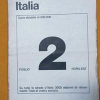 Cartina Italia TOTAL Foglio 2 Nord est