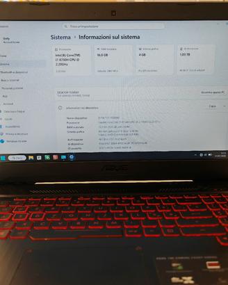 Notebook gaming ASUS FX 504