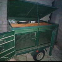 Carrello trasporto cani