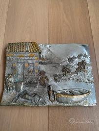 Quadro laminato in Argento 925