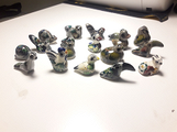 17 animali miniatura in ceramica tonale mexico