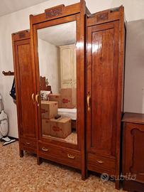 Camera da letto artigianale in ciliegio