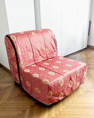 Poltrona - letto singolo a doghe