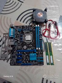 SCHEDA MADRE + CPU i7 + 16GB + DISSIPATORE