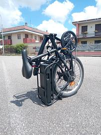 Bici pieghevole elettrica a pedalata assistita E F