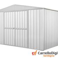 Capanno box esterno lamiera 360x175 bianco