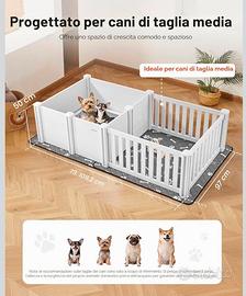 Recinto per cani cuccioli