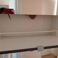 Capiente scarpiera con specchi