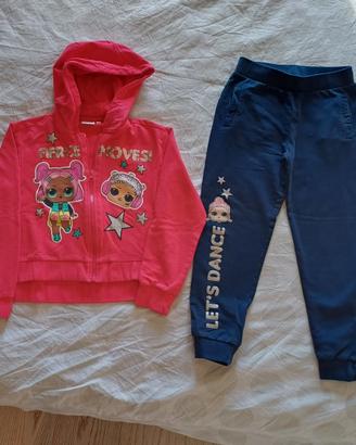Felpa e pantaloni Lol Surprise