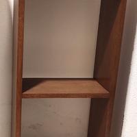 Scaffale in legno da appendere