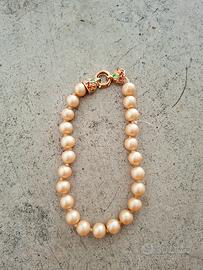 collana di finte perle vintage