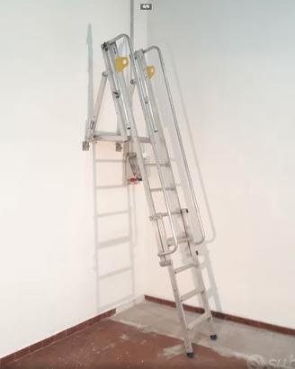 Scala allungabile per soppalco DUARIB alluminio
