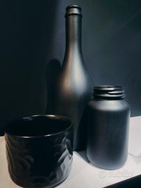 set vasi& porta candela 