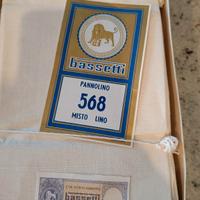 panni in lino anni 70  set da 12 nuovi 