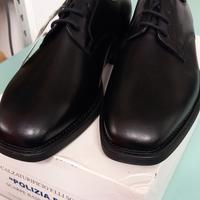 Scarpe Nere basse in Pelle Invernali