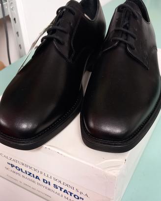 Scarpe Nere basse in Pelle Invernali