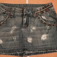 Minigonna in jeans