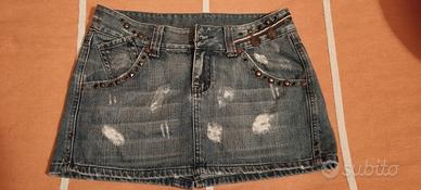 Minigonna in jeans