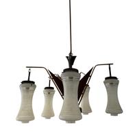 Lampadario Stilnovo Anni 50 vintage design ottone