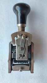 timbro numeratore antico