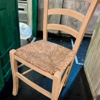 Sedie stile campagna color decapato