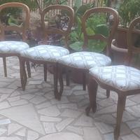 quattro sedie luigi XVI 