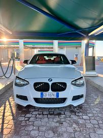BMW serie 1 F20  - pelle rossa - tetto apribile