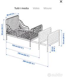 Letto Allungabile