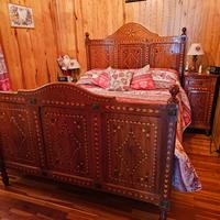 Camera da letto matrimoniale vintage 