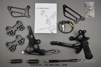 Pedane arretrate SUZUKI SV / SVS 1000 2003 - 2010