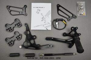 Pedane arretrate SUZUKI SV / SVS 1000 2003 - 2010