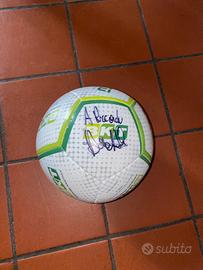 Pallone calcio serie b firmato da dario hübner