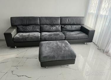 Divano grande 5 o 6 posti (300x108) con pouf